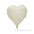 chocolate cream caramel colors heart foil balloons